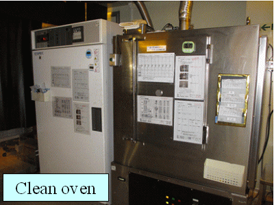 Clean oven